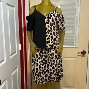 NWOT Shein top and skirt